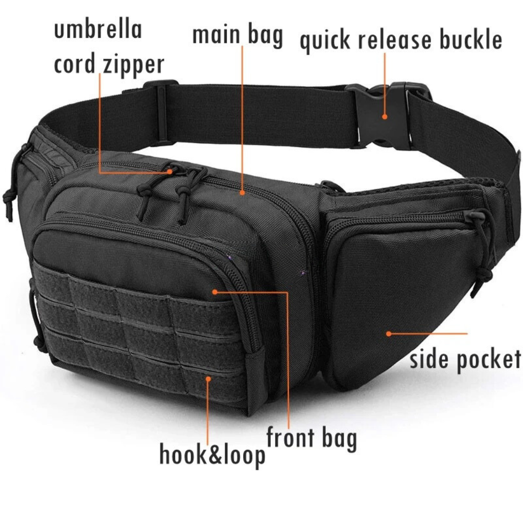Stealth CarryMate: Tactical Waist Pouch