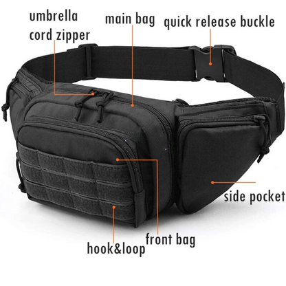 Stealth CarryMate: Tactical Waist Pouch