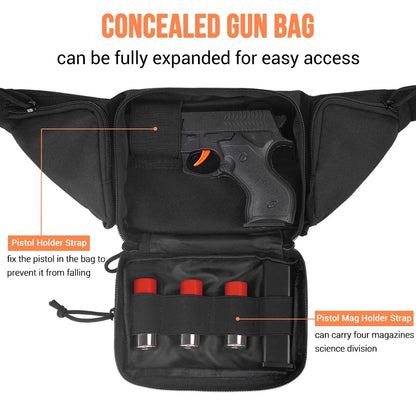 Stealth CarryMate: Tactical Waist Pouch